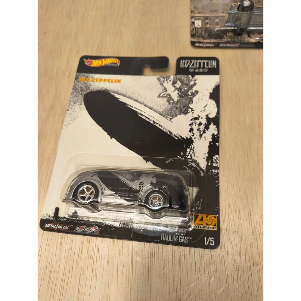 Hot Wheels Premium Led Zeppelin 3-Car Diecast Lot Real Riders Metal/Metal